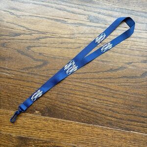 Red Bull Navy Blue Lanyard Keychain